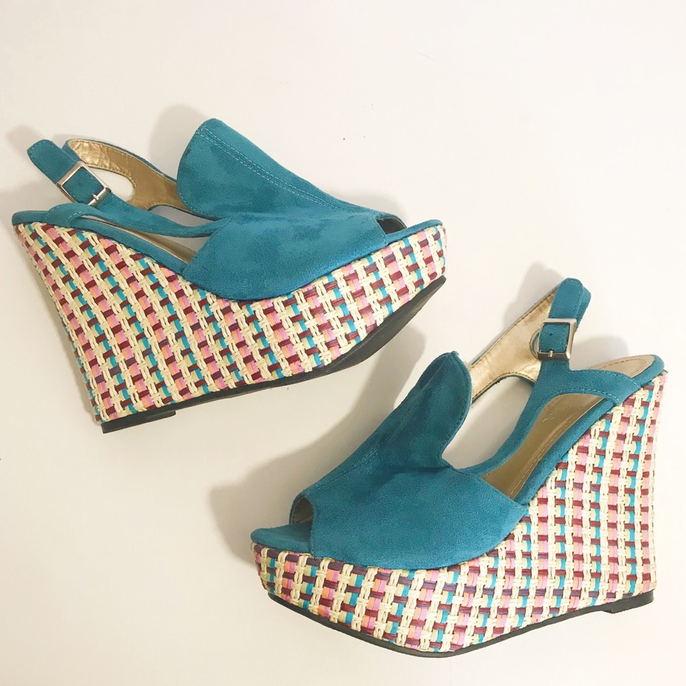 Lady Godiva Platform Wedge